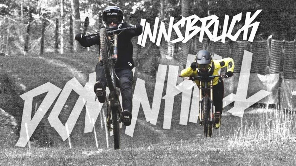 cover video downhill insbruck youtube video, mani, siegi